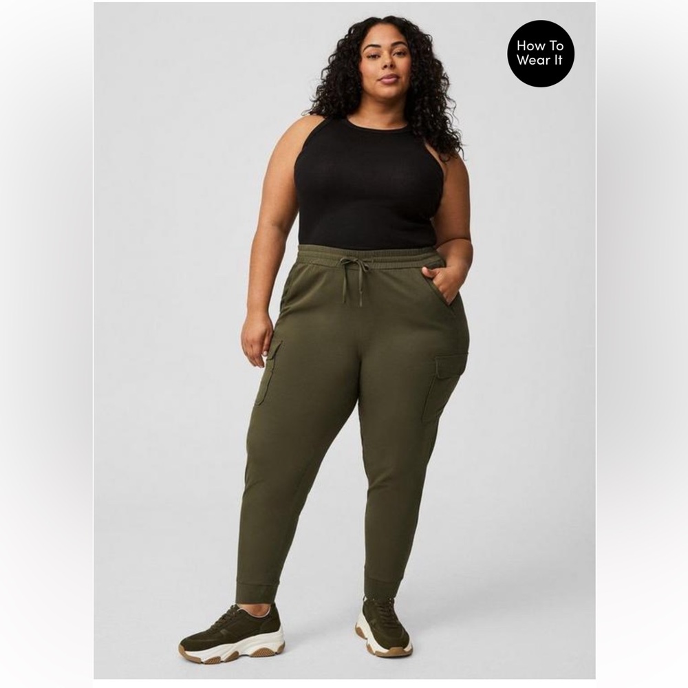 Torrid 3X relaxed fit cargo jogger